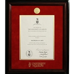 Red Medallion Degree Frame