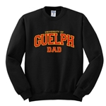 Black Dad Guelph Crewneck Sweater