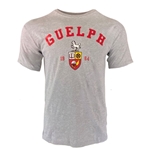 Grey Guelph Horse Crest Tee