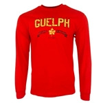 Red Athletic Department Longsleeve Tee