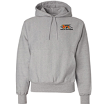 Gryphons X Champion Grey Reverse Weave Hoodie