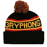 Black Classic Gryphons Toque w/ Pom