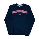 BLACK NIKE GRYPHONS CLUB FLEECE CREW