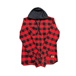 Gryphons Lightweight Flannel Button-up Hoodie
