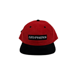 RED/BLACK GRYPHONS BARDOWN CORDUROY HAT