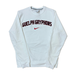 WHITE NIKE GRYPHONS CLUB FLEECE CREW