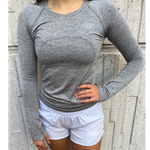 Swiftly Tech Long Sleeve 2.0 - Slate/White