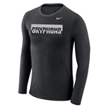 Charcoal Gryphons Nike Long-sleeve Tee