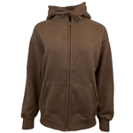 Brown Guelph Oversized Full Zip Hoodie