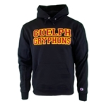Black Champion Guelph Gryphons Twill Hood