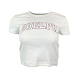 White Guelph Ribbed Tee