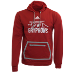 Adidas Gryphons Team Issue Pullover Hoodie - Red