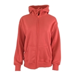 Coral Guelph Oversized Full Zip Hoodie