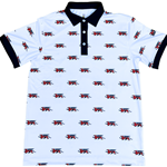 White Repeating Gryphons Rolo Polo