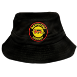 Black B Clutch Hockey Bucket Hat