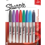 8 Pack Fine Point Sharpies