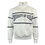 White Guelph Vintage 1/4 ZIP