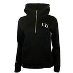 Grey Women's UG Funnel Neck 1/4 Zip Hoodie