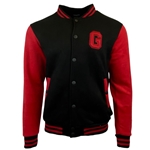 Black Guelph Varsity Fleece Jacket