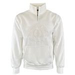 White Circlecrest 1/4 Zip