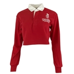 Red Classic Cropped Rugby