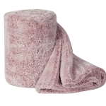Pink Solid Plush Throw Blanket 60inx70in