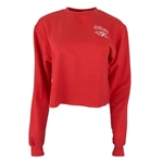 Red Champion Powerblend Varsity Cropped Crew