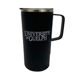 Black 20 OZ Identifier Travel Mug With Lid