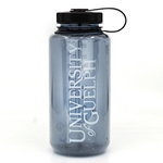 32 OZ Wide Mouth Nalgene Identifier Bottle - Smoke/Black