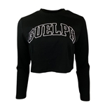 Black Guelph Ribbed Long Sleeve Tee