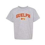 Grey Youth Varsity Tee