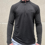 Metal Vent 1/2 Zip - Black