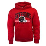 Red Gryphons Football Helmet Hoodie