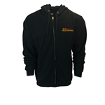Black Gryphons Horizontal Full Zip Hood