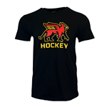 Gryphons Stacked Hockey Tee - Black