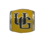 Bead - Black UG on Gold