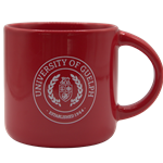 Red 13.5oz Circle Crest Luxluster Mug