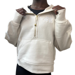 lululemon Gryphon Scuba Oversized Half-Zip Hoodie - Light Ivory