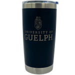 Black 20 oz Crested Yeti Tumbler