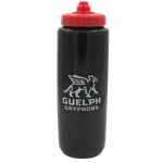 33 oz Gryphons Stacked Squeeze Bottle - Black