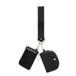lululemon Dual Pouch Wristlet - Black & Gold