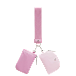 lululemon Dual Pouch Wristlet - Pink Frosting/Blissful Pink