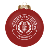 Glass Ball Ornament - Red