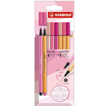 8 Pack Pink Point Marker
