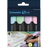 Schneider 4 Pack Job Pastel Highlighters