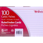 Enlivo Index Cards 4X6
