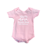 Gryphons Stacked Baby Onesie - Pink