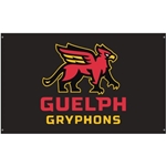 Gryphon Athletic Flag - Black