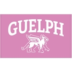 Gryphon Athletic Flag - Pink