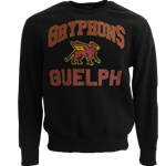 Guelph Gryphons Varsity Crew - Black